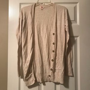 Cream Boyfriend Cardigan